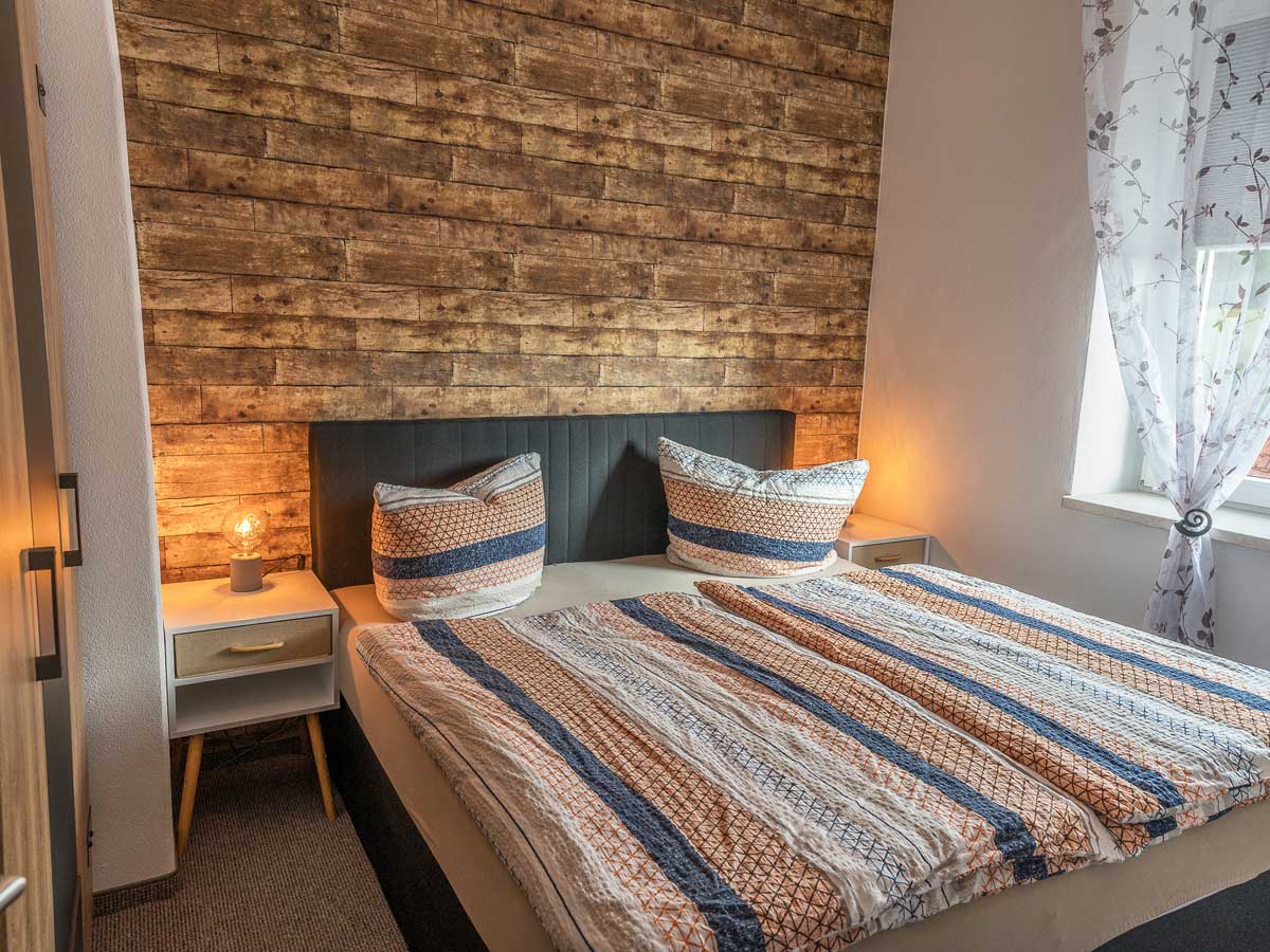 Alte Schule Reinhardtsdorf - Ferienwohnung 3 - Schlafzimmer 2 für zwei Personen